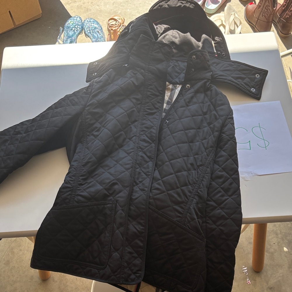 Burberry Black Quilted Jacket